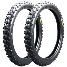 Coppia Gomme Copertone Tassellato 2.50-16 Duro OFF ROAD PER SI Ciao Bravo