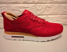 Scarpe da ginnastica Nike Air Max 1 Royal 2016 da uomo taglia 9 UK 847671-661 Gym Red Summit nuove con etichette