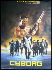 CYBORG Affiche Cinéma originale Pliée 160x120 Movie Poster JEAN CLAUDE VAN DAMME