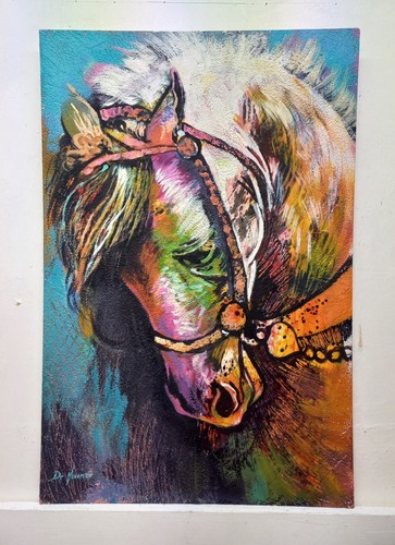 Dipinto quadro cavallo - dipinto, tavola