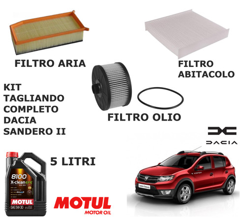 Kit tagliando per dacia - kit,