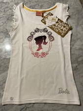 FIX DESIGN BARBIE CANOTTA bianca strass art. AW2600 tg. L