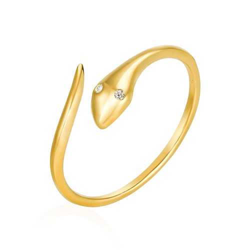 Anello fuive snake - anello, argento