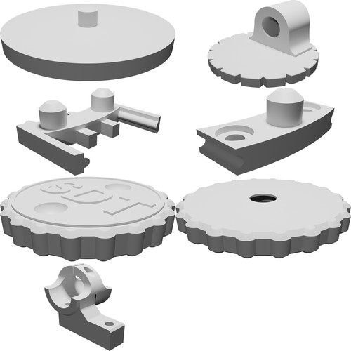 Supporto montaggio microscopio - supporto,