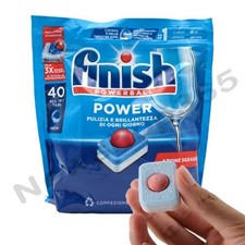 40 PASTIGLIE LAVASTOVIGLIE TABS DETERSIVO PIATTI FINISH POWERBALL ALL IN 1