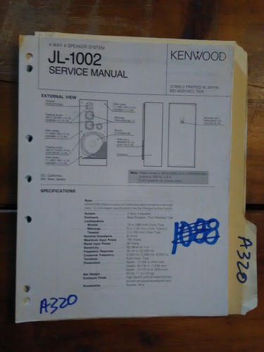 Kenwood 1002 manuale - kenwood, di