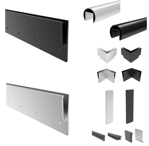 Railing vetro completo - in,