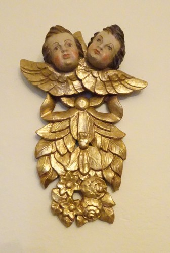 Antica scultura barocca putti