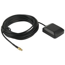 Antenna GPS esterna attiva (MCX), lunghezza: 3 m (nera)