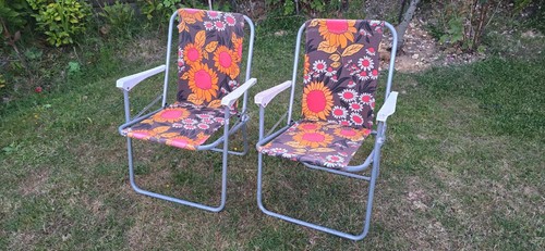 Coppia sedie picnic vintage - picnic,