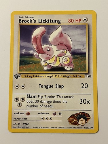 Brock lickitung 1st - lickitung,