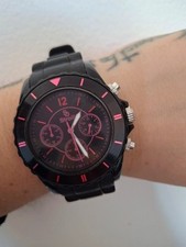 Orologio Stroili Sportivo Casual, Nero E Fucsia