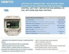 Centrale controllo tenda + sensore vento almot