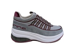 Fornarina sneakers donna Up grey cherry