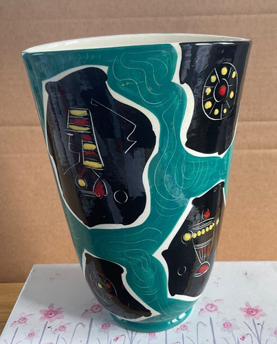 Vaso retrò italiano astratto - italiano,