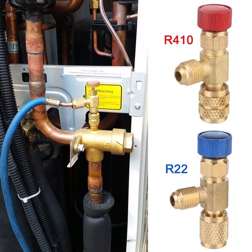 Valvola blu rosso r410 r22 - ac, blu/rosso