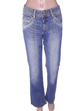 Lee Cade Pantalone Jeans Donna 46 W32 L33 Xl Blu Denim Medio Bootcut Extra Large