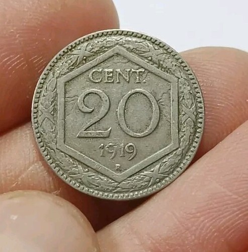 Regno italia 20 centesimi - d'italia,