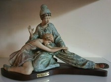 Gianni Visentin Porcellane d'Arte Richeleu Ballerini Scultura Bisquit Sit