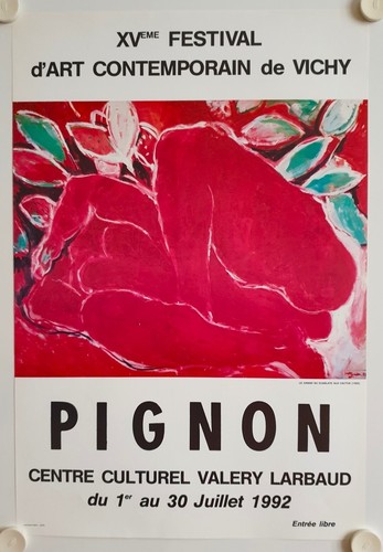 Affiche edouard pignon - affiche,