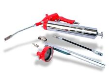 PISTOLA INGRASSATORE PER GRASSO 2 FUNZIONI AD ARIA E MANUALE 400CC KIT 6PZ