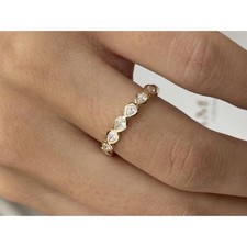 Anello donna in oro giallo 14