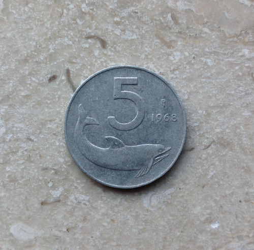 Lire 1968 italia - lire, delfino