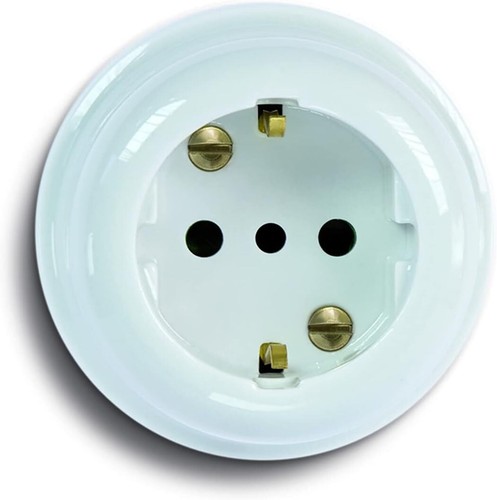 Presa parete ceramica - in,
