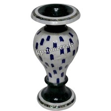 Vaso da fiori intarsiato in