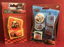 🚗🚗 2 MAXI gomme CARS Disney Pixar Scuola new 3+🚗🚗