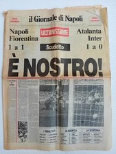 Il giornale di Napoli 10 maggio 1987 ed. str. E' nostro. Primo scudetto Napoli