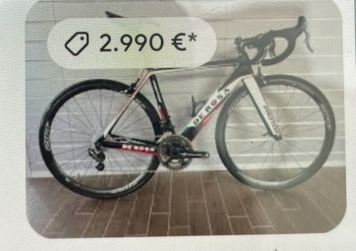 Bici corsa rosa r838 - da,