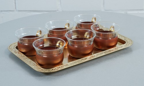 Elegante servizio tè grog - da,