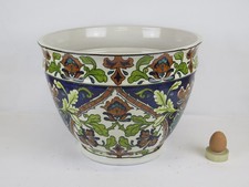 CERAMICA BATIGNANI FIRENZE VASO CACHEPOT DIPINTO A MANO FIRMATO VINTAGE SR