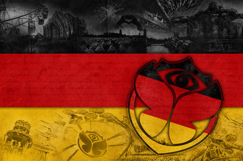 Tomorrowland deutschland flag - tomorrowland,