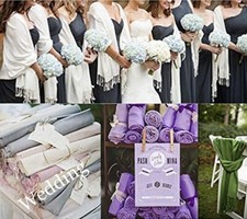 Sciarpa in pashmina fatta a