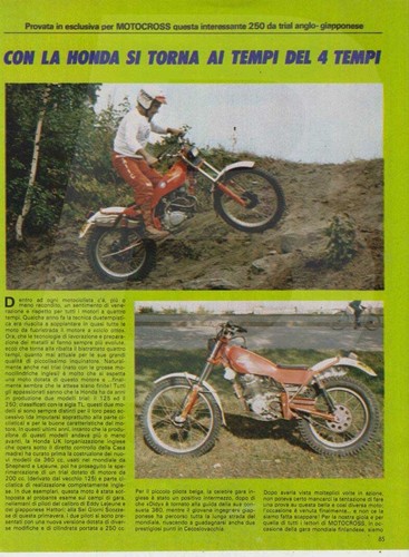 Advertising test moto honda - advertising,