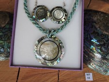 Set Collana Ciondolo Orecchini