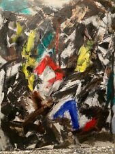 QUADRO MODERNO ASTRATTO  100 x 120   DIPINTO A MANO (OLIO, ACRILICO,COLLAGE)