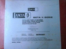 LANCIA BETA II SERIE CATALOGO