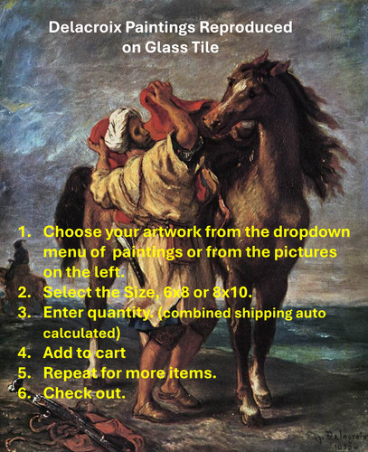 Dipinti delacroix - delacroix, su