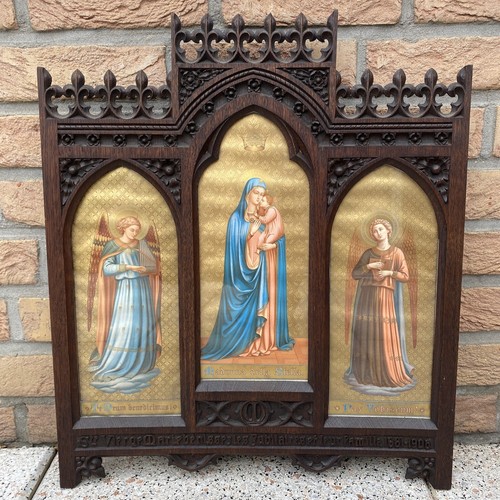 Quadro sacro cornice legno