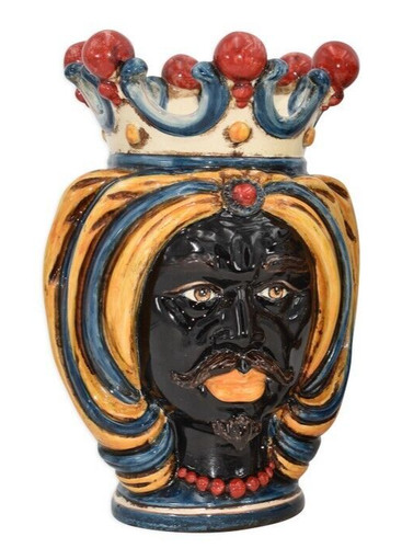 Testa moro ceramica di - ceramica,
