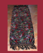 SCIALLE SCIARPA CON PERLINE '80 VINTAGE 54X210 NO ETICHETTA