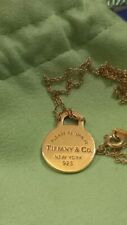 Collana Tiffany & Co con pendente tondo