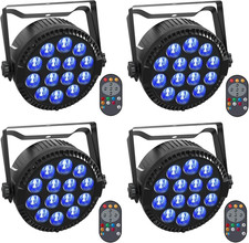 4PCS 84W Luci Da Palco,  RGBW