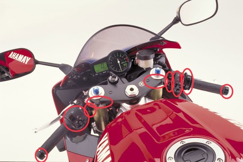 Yamaha yzf 01 manubrio - yamaha,