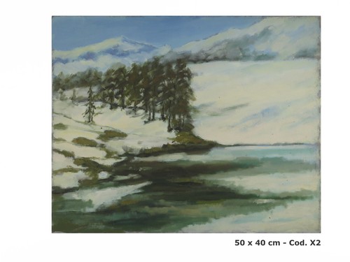Vecchio quadro olio - quadro,