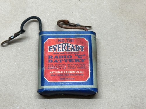 Batteria radio epoca antica - batteria,