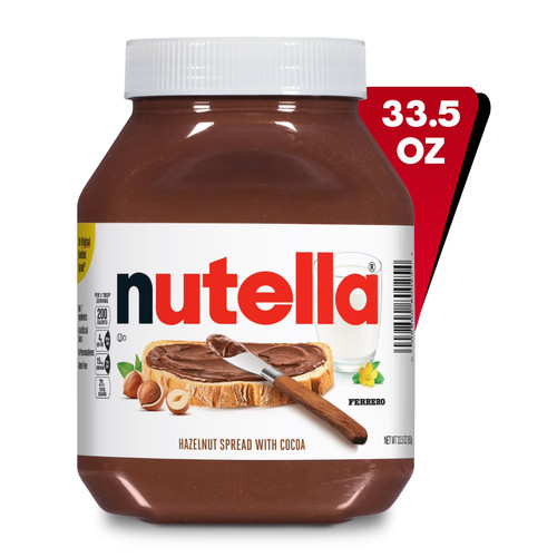 Nutella hazelnut spread - hazelnut, with